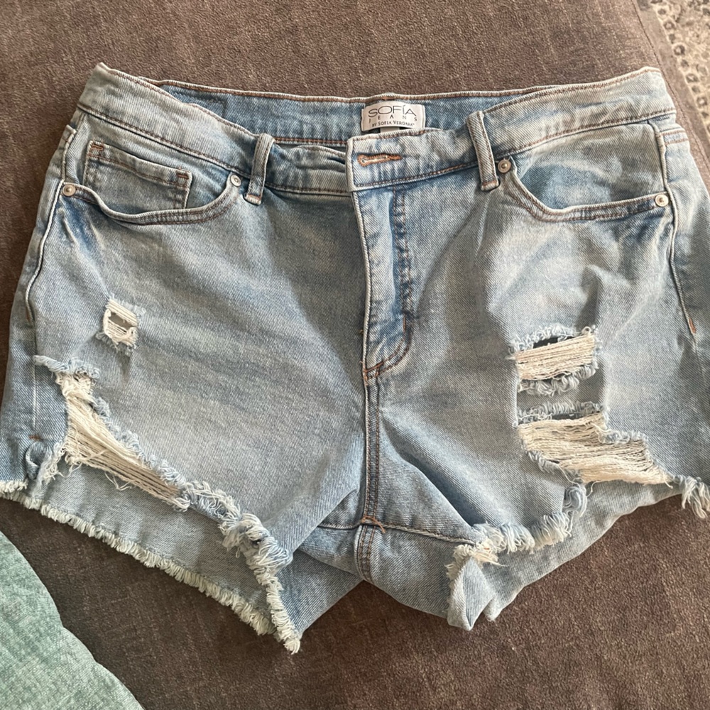 Sophia cut off Jean shirts